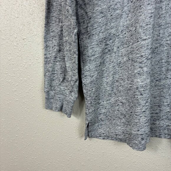 PINK Sequin Spellout Bling Tee Heathered Gray Size XS - Picture 4 of 6